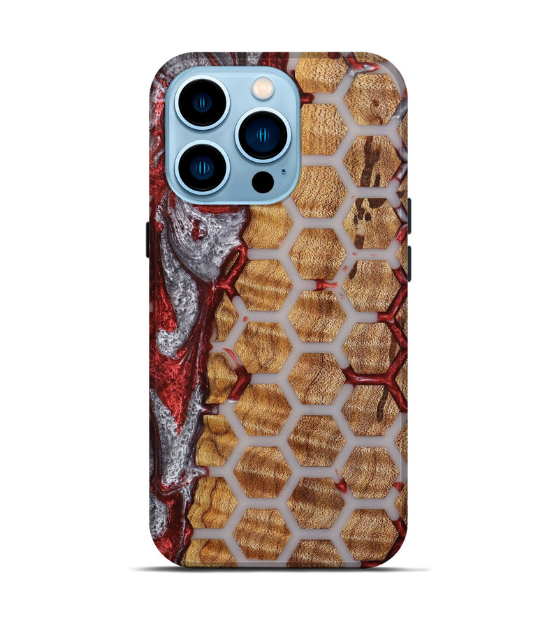 iPhone 14 Pro Wood+Resin Live Edge Phone Case - Griffin (Pattern, 651101)