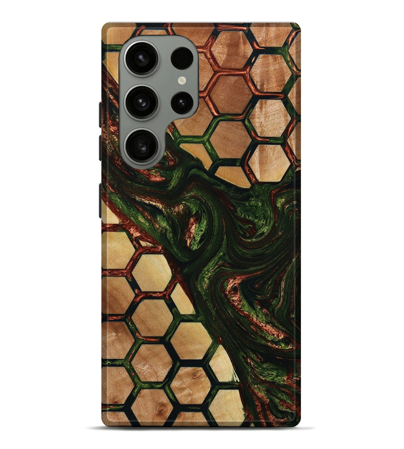 Galaxy S23 Ultra Wood+Resin Live Edge Phone Case - Dexter (Pattern, 651102)
