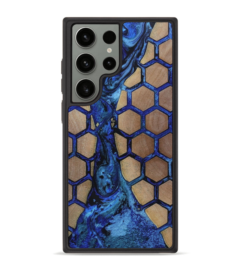 Galaxy S23 Ultra Wood+Resin Phone Case - Morgan (Pattern, 651357)