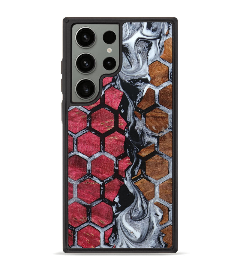 Galaxy S23 Ultra Wood+Resin Phone Case - Nathan (Pattern, 651369)