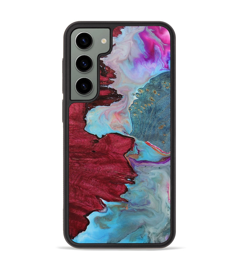 Galaxy S23 Plus Wood+Resin Phone Case - Kody (Blue, 651377)