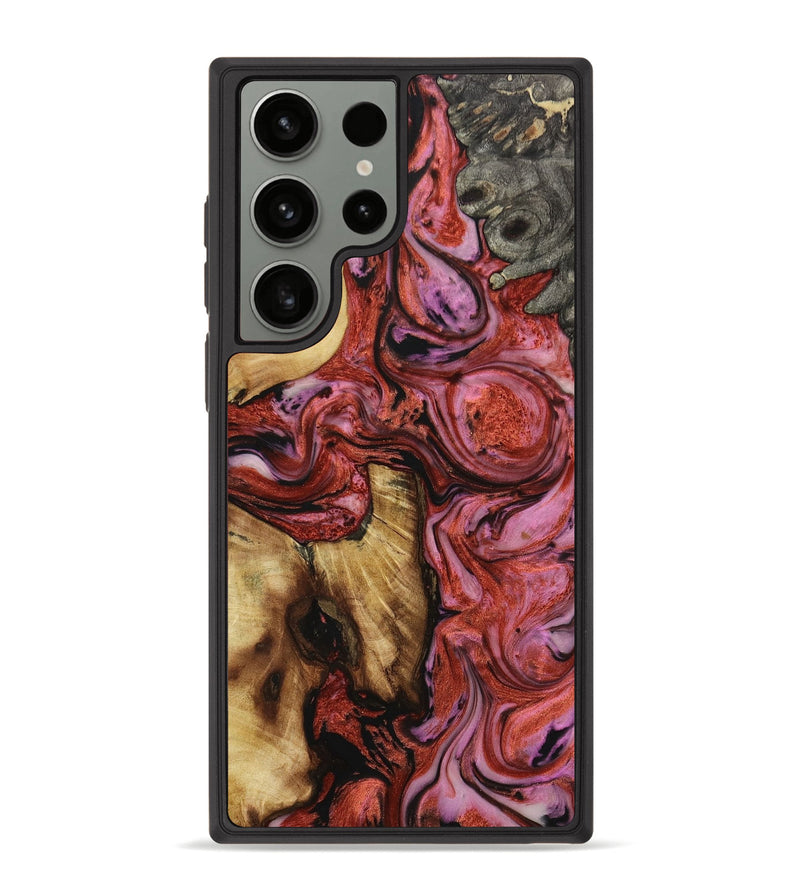 Galaxy S23 Ultra Wood+Resin Phone Case - Imogene (Mosaic, 651431)