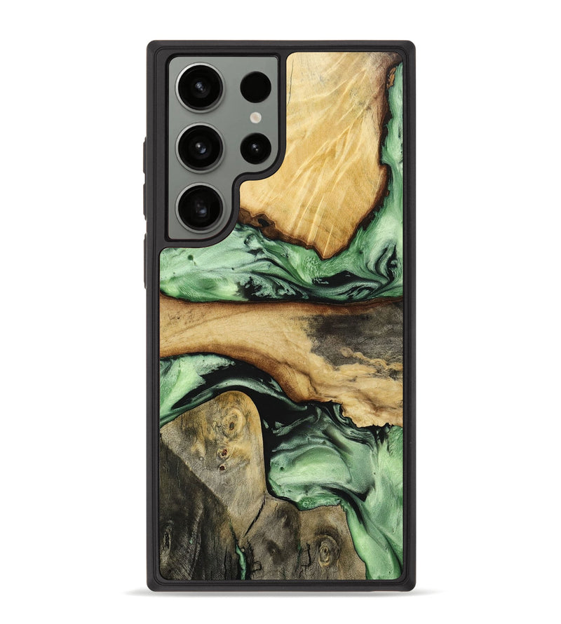 Galaxy S23 Ultra Wood+Resin Phone Case - Ramona (Mosaic, 651434)