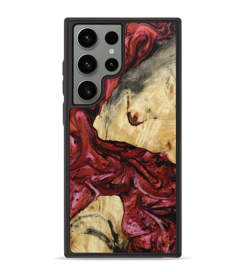 Galaxy S23 Ultra Wood+Resin Phone Case - Chad (Mosaic, 651443)