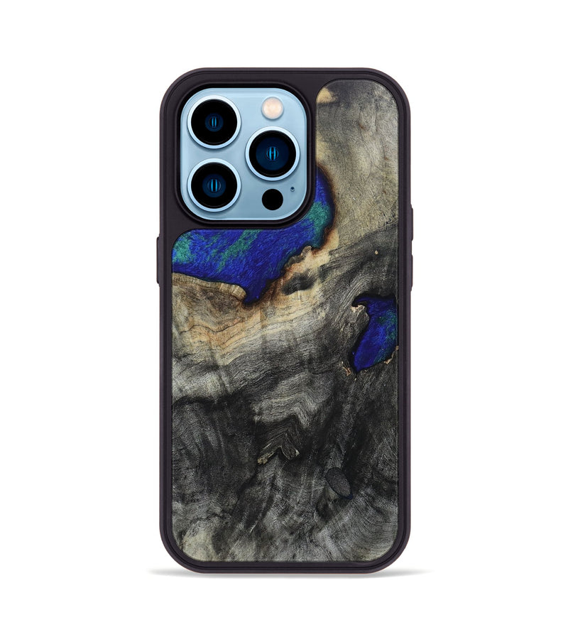 iPhone 14 Pro Wood+Resin Phone Case - Luca (Wood Burl, 651591)