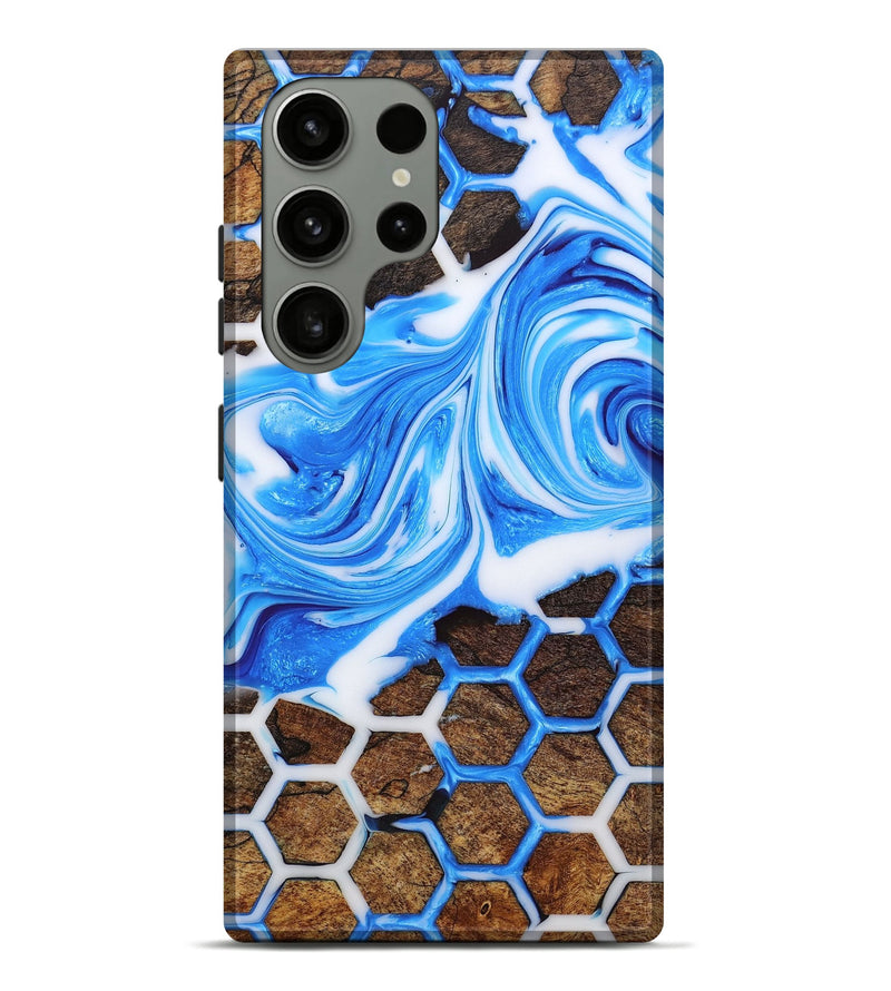 Galaxy S23 Ultra Wood+Resin Live Edge Phone Case - Janiya (Pattern, 651737)