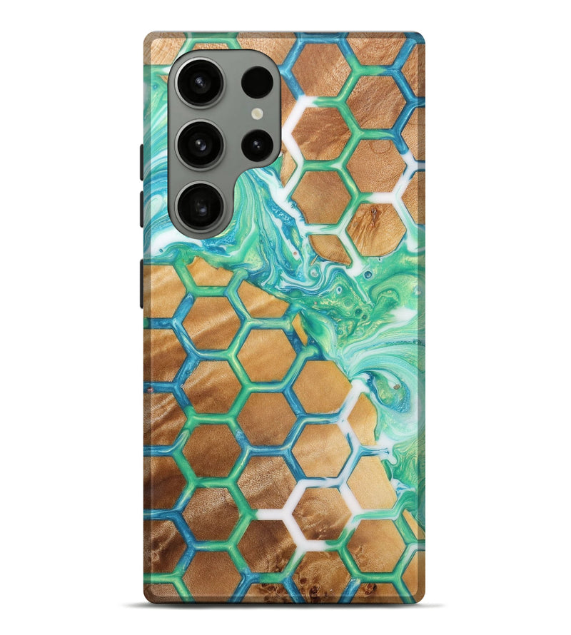 Galaxy S23 Ultra Wood+Resin Live Edge Phone Case - Laurie (Pattern, 651756)