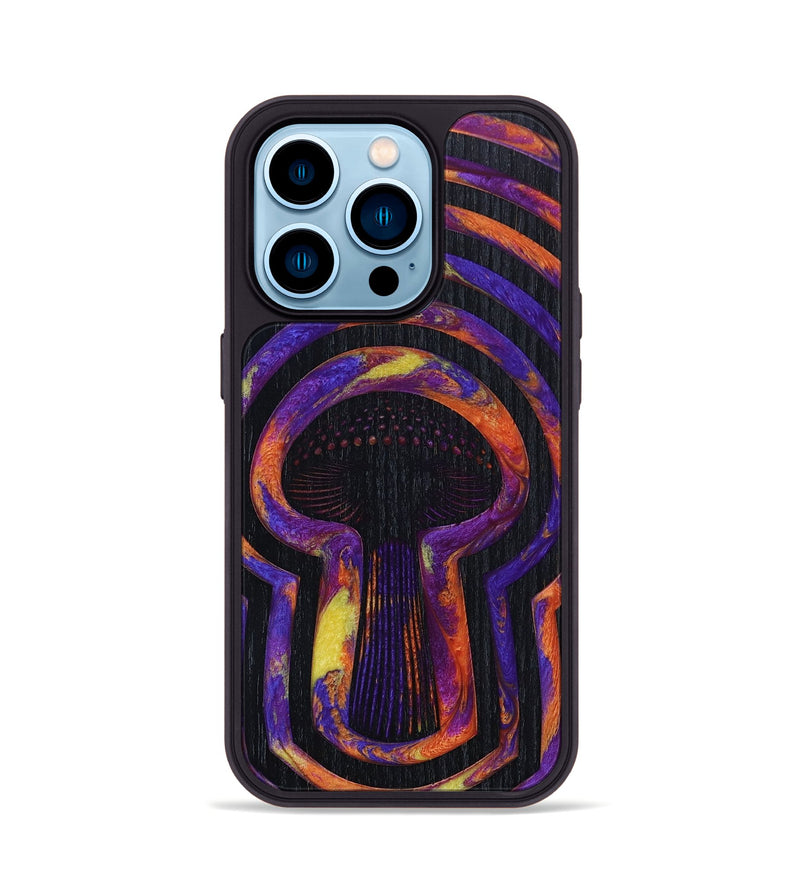 iPhone 14 Pro Wood+Resin Phone Case - Jacob (Retro, 651771)