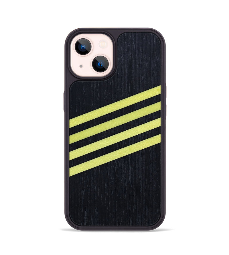 iPhone 14 Wood+Resin Phone Case - Paige (Retro, 651773)
