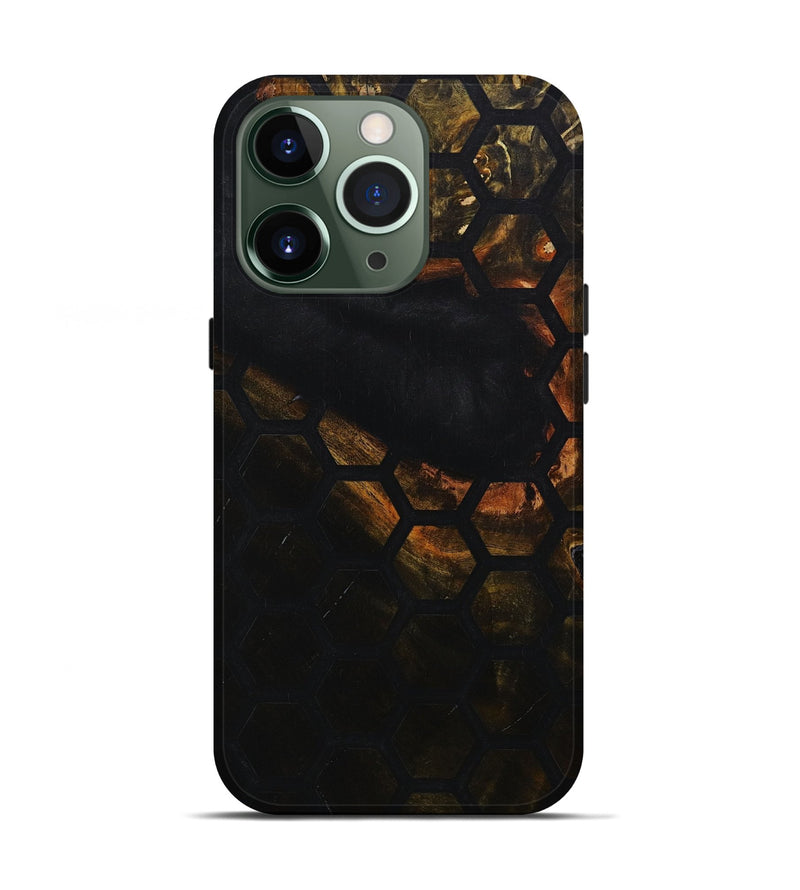 iPhone 13 Pro Wood+Resin Live Edge Phone Case - Leonel (Pattern, 651789)