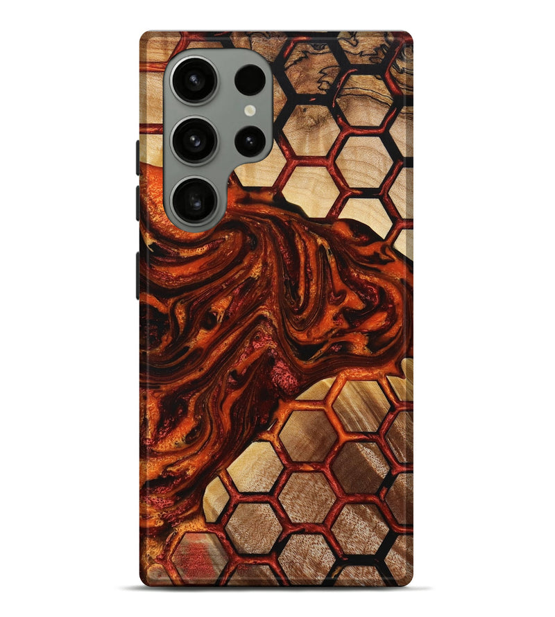 Galaxy S23 Ultra Wood+Resin Live Edge Phone Case - Molly (Pattern, 651790)