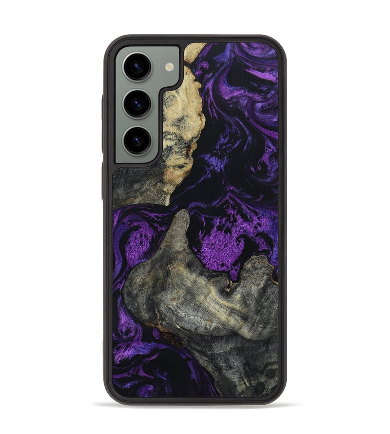Galaxy S23 Plus Wood+Resin Phone Case - Joselyn (Purple, 652006)