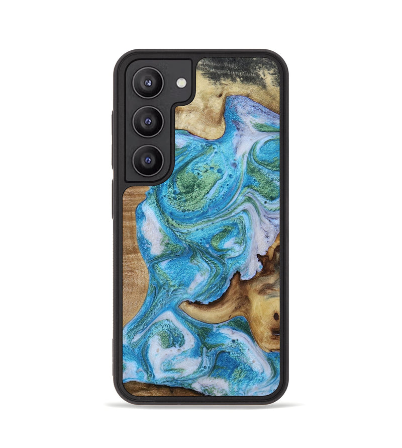 Galaxy S23 Wood+Resin Phone Case - Anita (Mosaic, 652072)