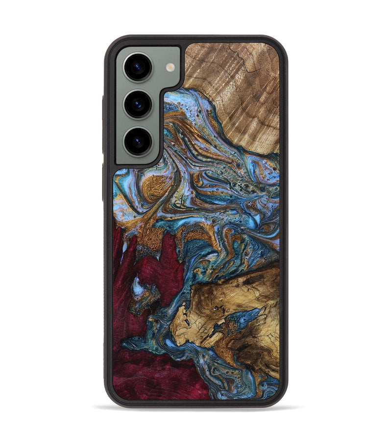 Galaxy S23 Plus Wood+Resin Phone Case - Wesley (Mosaic, 652081)