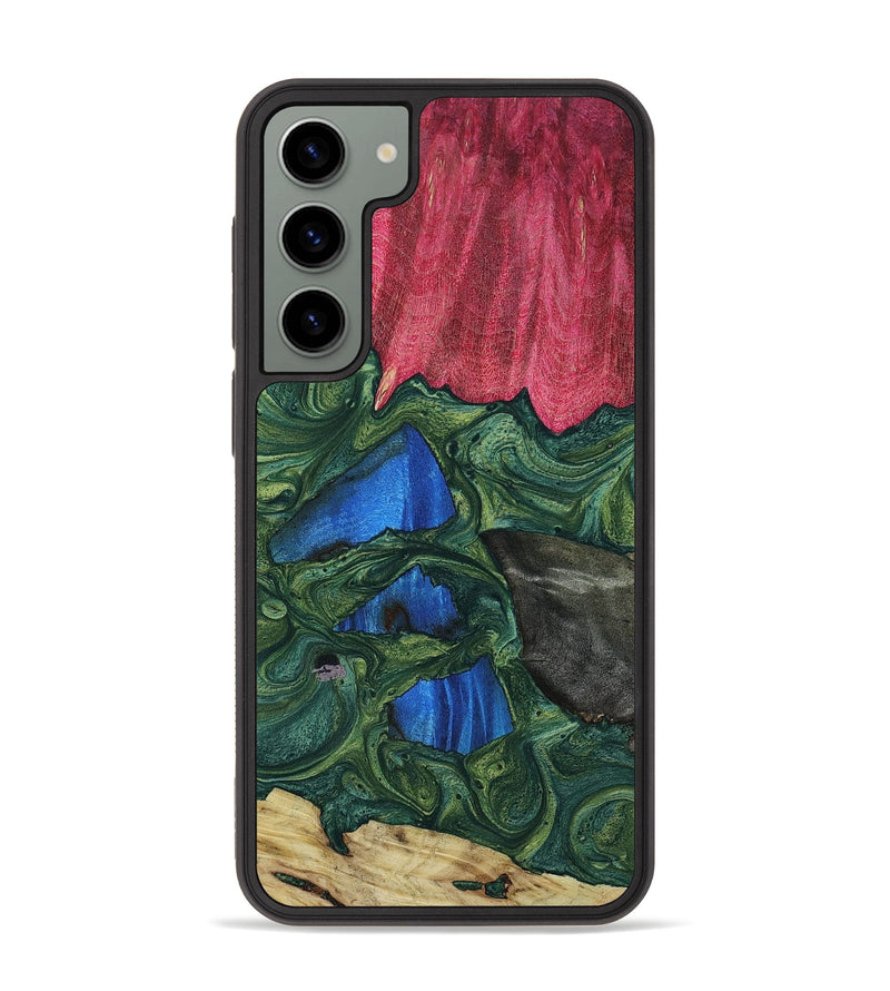 Galaxy S23 Plus Wood+Resin Phone Case - Maggie (Mosaic, 652088)