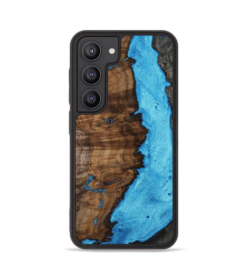Galaxy S23 Wood+Resin Phone Case - Vera (Mosaic, 652092)