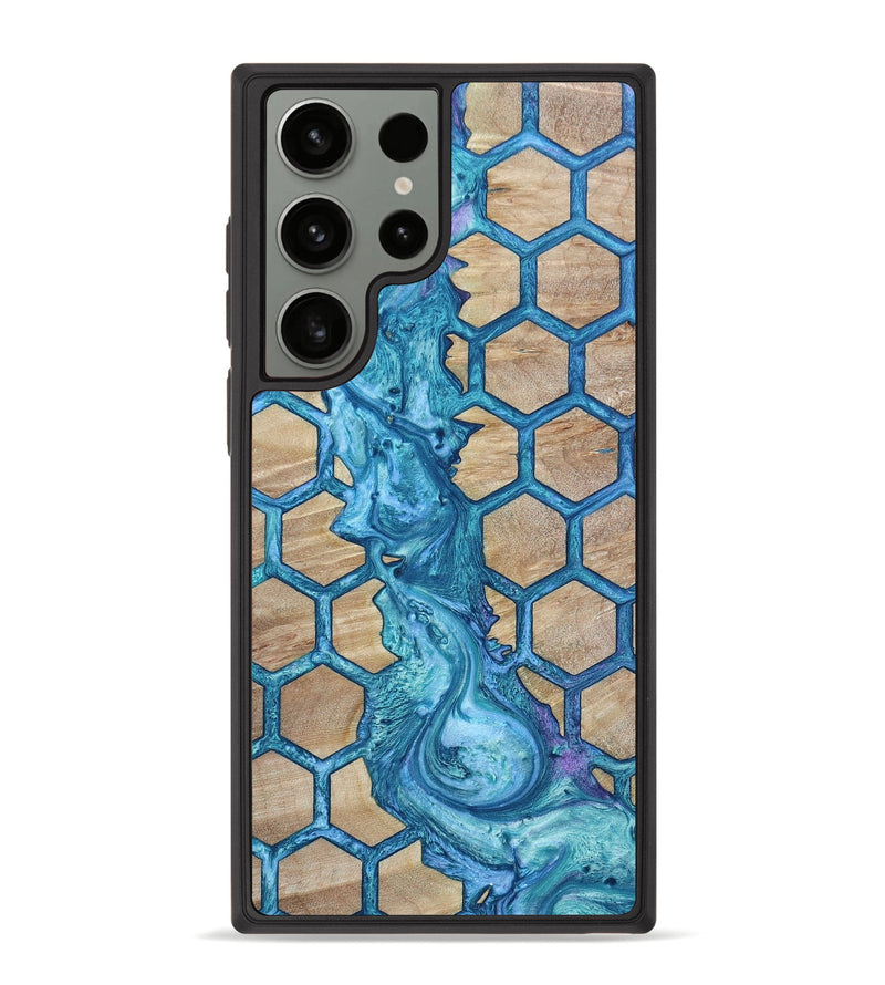 Galaxy S23 Ultra Wood+Resin Phone Case - Pauline (Pattern, 652097)