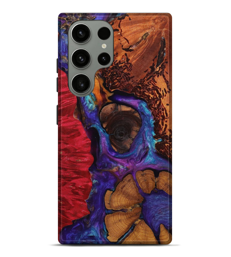 Galaxy S23 Ultra Wood+Resin Live Edge Phone Case - Anahi (Purple, 652170)