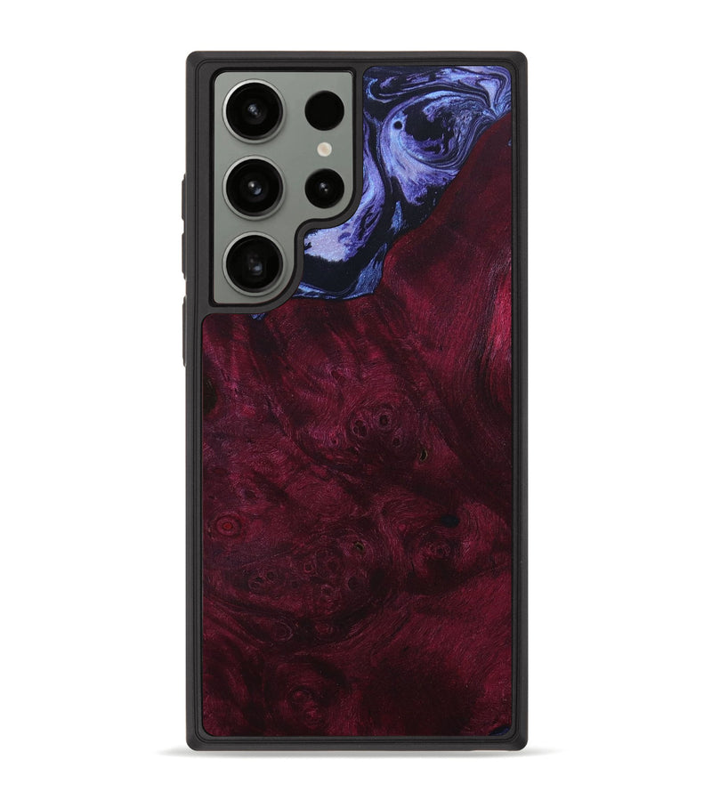 Galaxy S23 Ultra Wood+Resin Phone Case - Darryl (Purple, 652373)