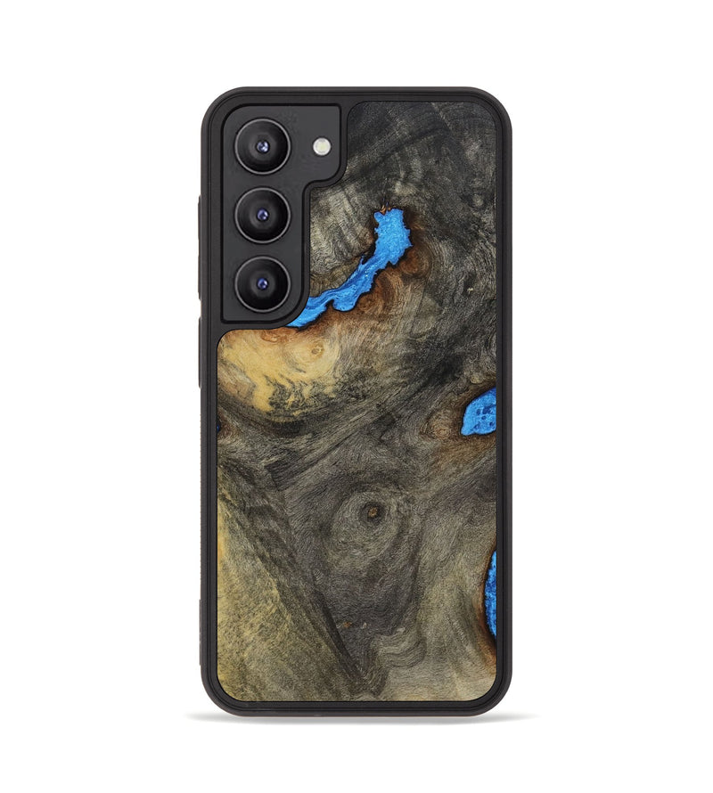 Galaxy S23 Wood+Resin Phone Case - Brinley (Wood Burl, 652395)