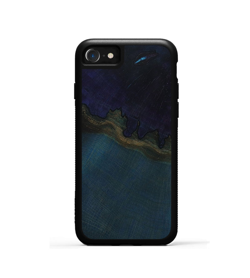 iPhone SE Wood+Resin Phone Case - Enrique (Wood Burl, 652396)