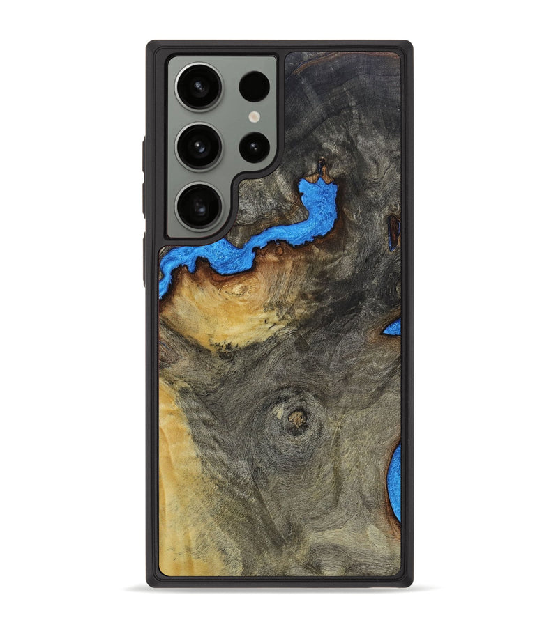 Galaxy S23 Ultra Wood+Resin Phone Case - Sherlyn (Wood Burl, 652399)