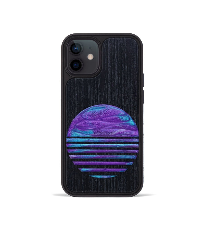 iPhone 12 mini Wood+Resin Phone Case - Yvette (Retro, 652459)