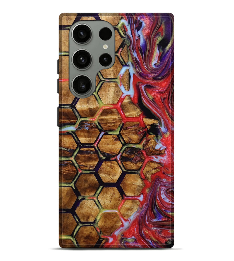 Galaxy S23 Ultra Wood+Resin Live Edge Phone Case - Julius (Pattern, 652487)