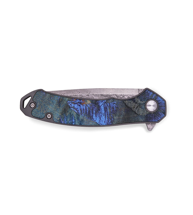 EDC Wood+Resin Pocket Knife - Latisha (Pattern, 652506)