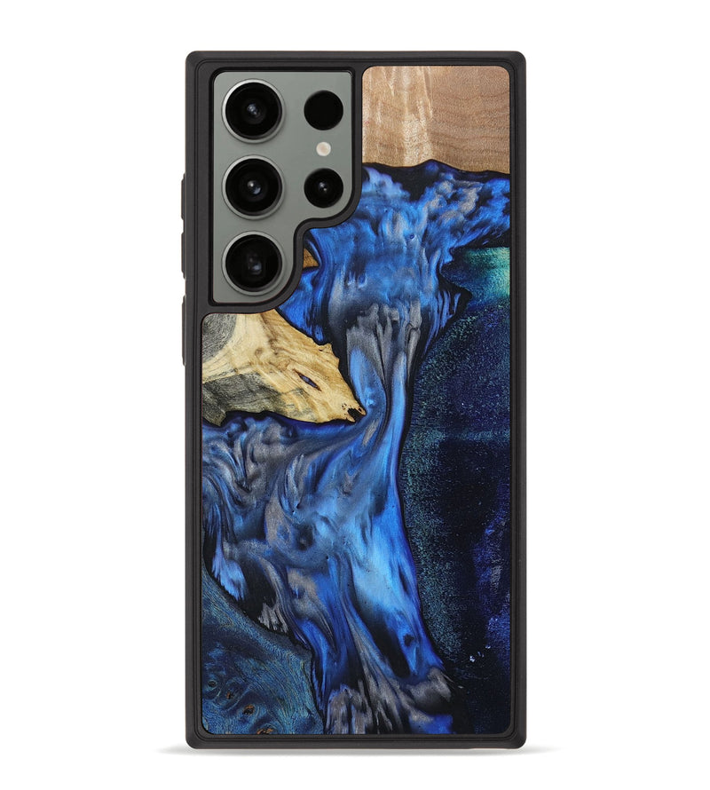 Galaxy S23 Ultra Wood+Resin Phone Case - Jax (Mosaic, 652603)