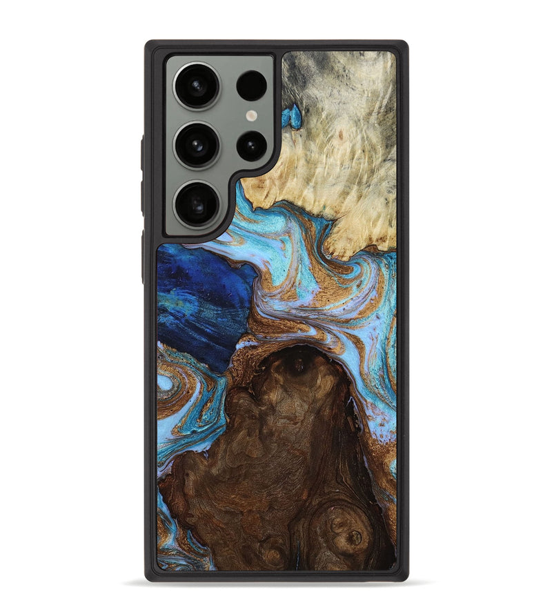 Galaxy S23 Ultra Wood+Resin Phone Case - Lynda (Mosaic, 652619)
