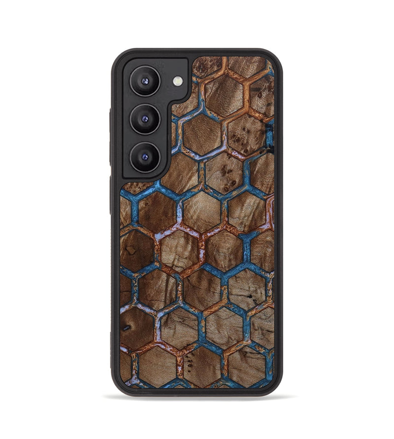 Galaxy S23 Wood+Resin Phone Case - Heidi (Pattern, 652697)