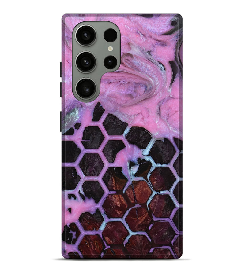 Galaxy S23 Ultra Wood+Resin Live Edge Phone Case - Jade (Pattern, 652784)