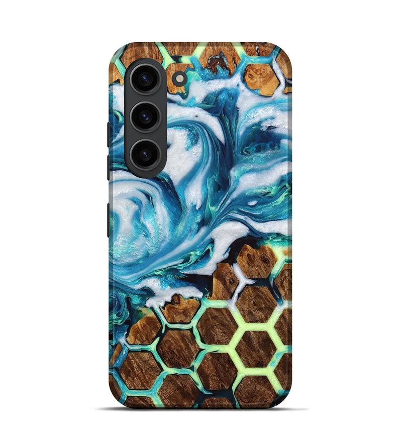 Galaxy S23 Wood+Resin Live Edge Phone Case - Camryn (Pattern, 652785)