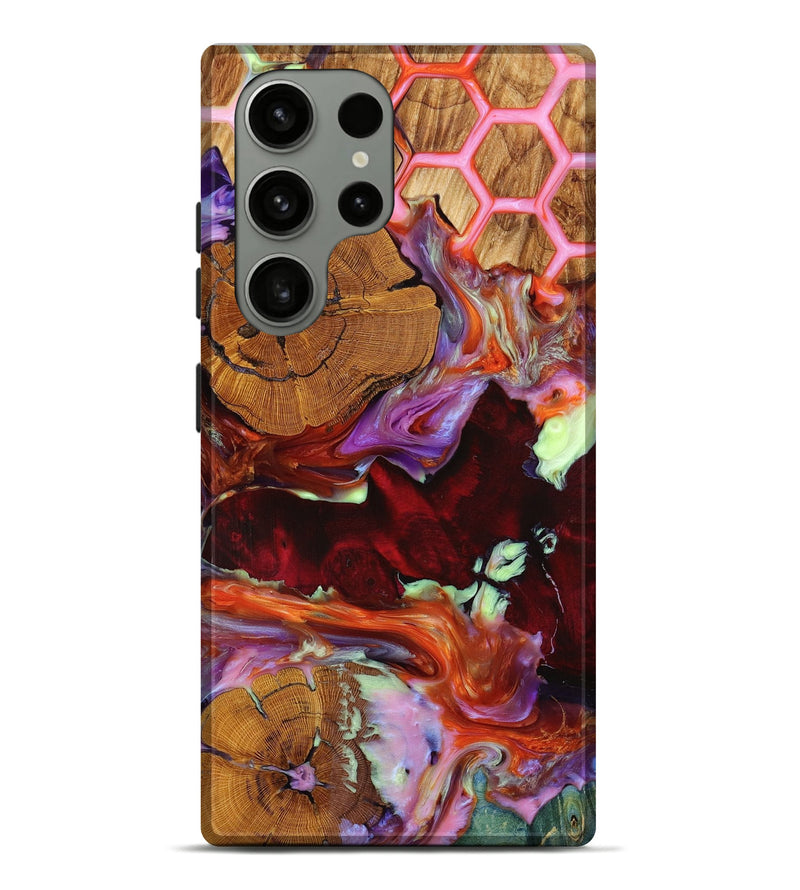 Galaxy S23 Ultra Wood+Resin Live Edge Phone Case - Ali (Pattern, 652808)