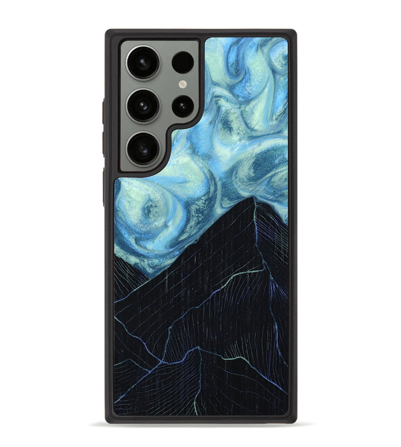 Galaxy S23 Ultra Wood+Resin Phone Case - Isiah (Pattern, 652919)