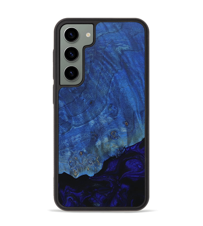 Galaxy S23 Plus Wood+Resin Phone Case - Adonis (Blue, 652969)