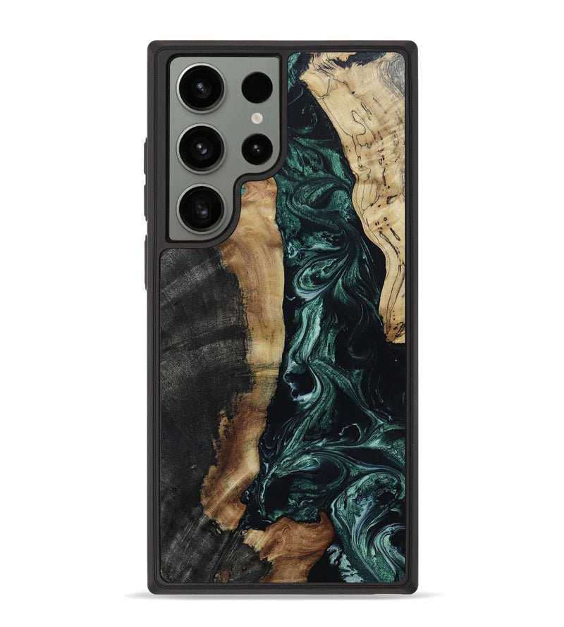 Galaxy S23 Ultra Wood+Resin Phone Case - Cassandra (Mosaic, 653008)