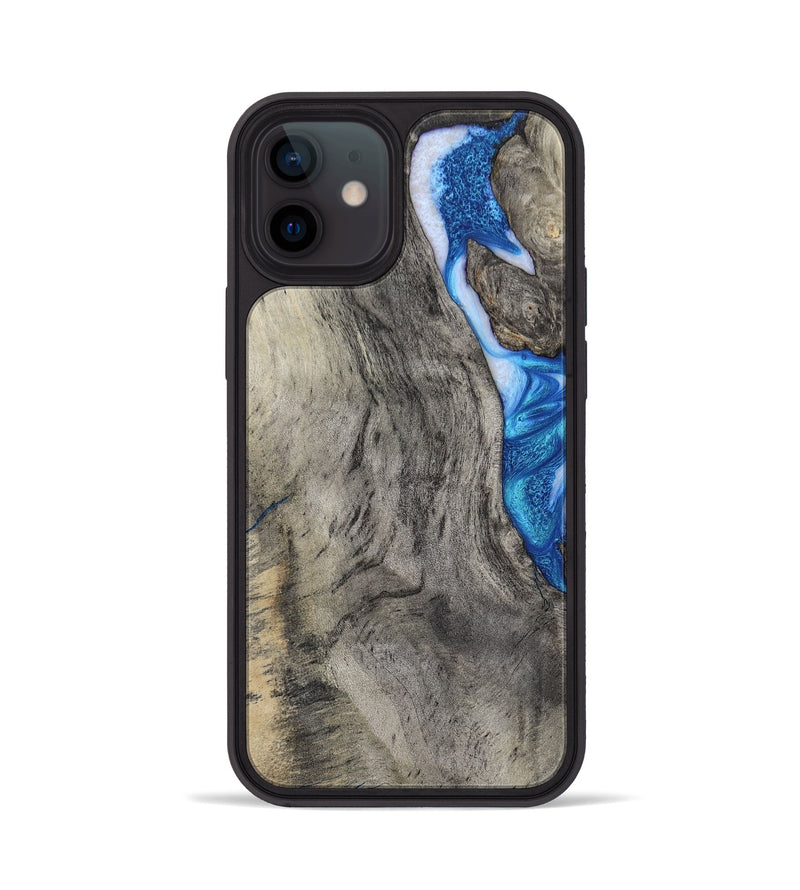 iPhone 12 Wood+Resin Phone Case - Olga (Wood Burl, 653040)