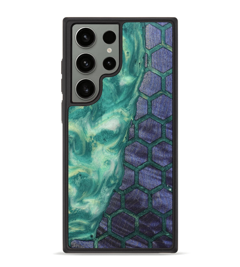Galaxy S23 Ultra Wood+Resin Phone Case - Liam (Pattern, 653154)