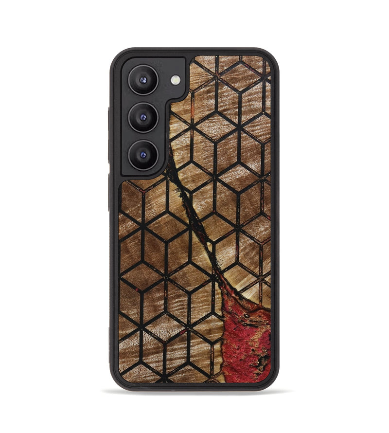 Galaxy S23 Wood+Resin Phone Case - Killian (Pattern, 653168)