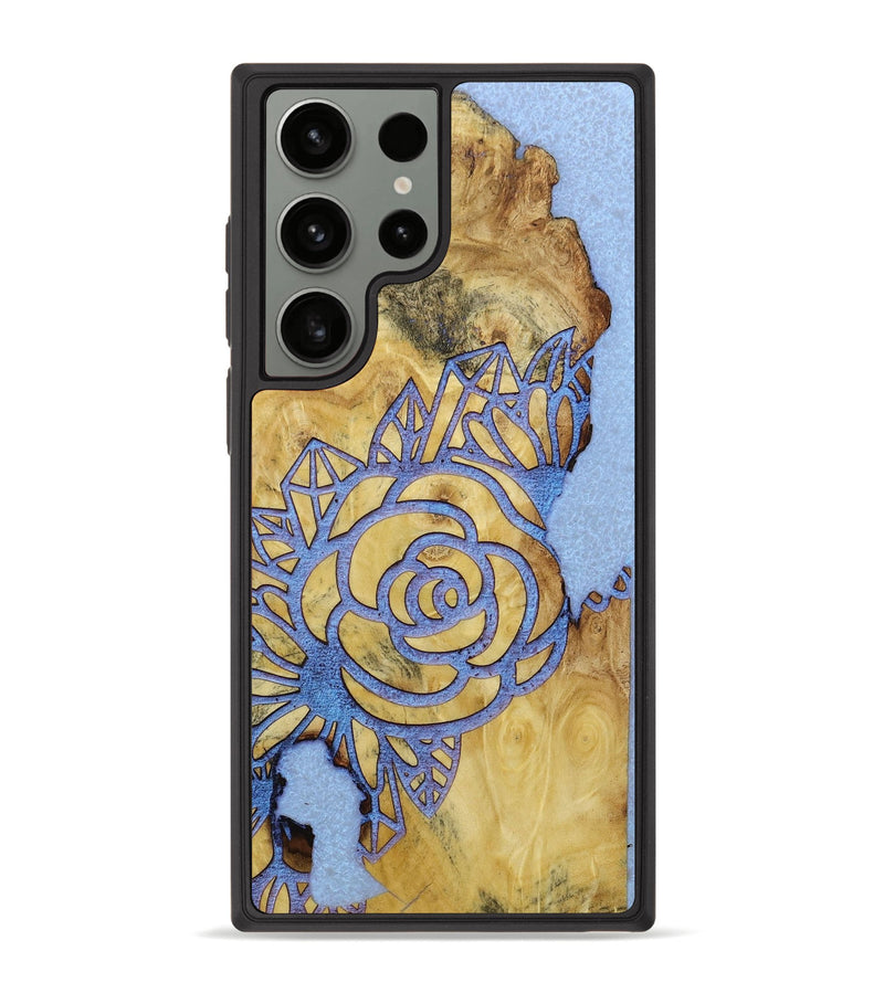 Galaxy S23 Ultra Wood+Resin Phone Case - Destiny (Pattern, 653169)