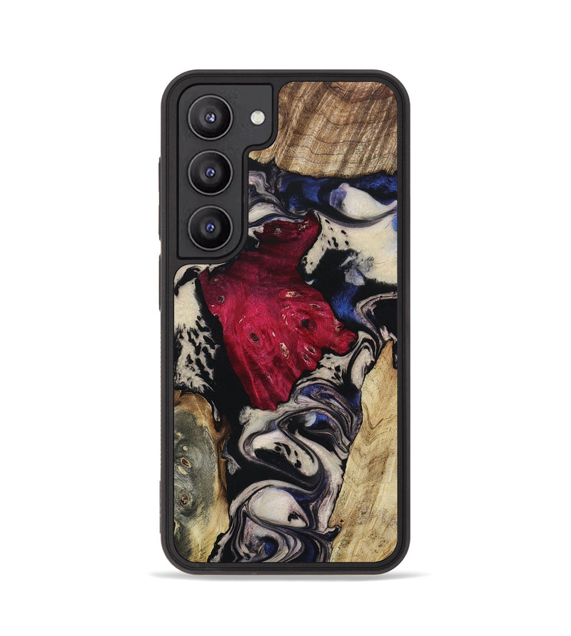 Galaxy S23 Wood+Resin Phone Case - Phoebe (Mosaic, 653187)