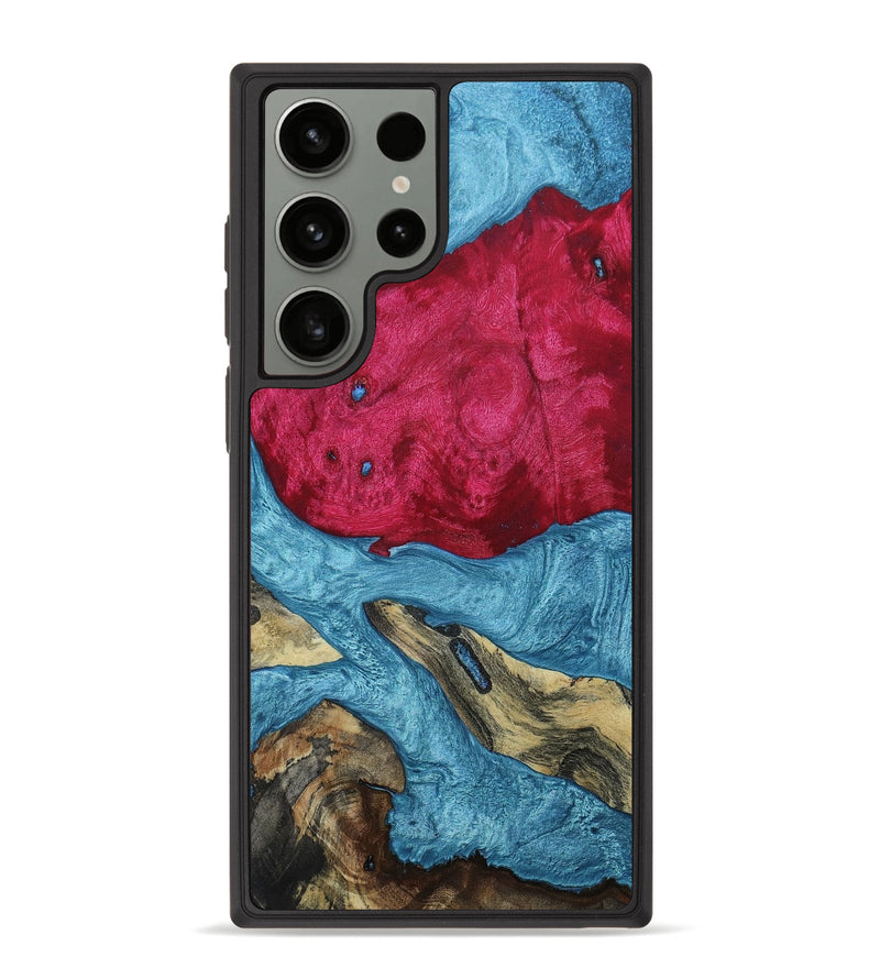 Galaxy S23 Ultra Wood+Resin Phone Case - Ora (Mosaic, 653204)