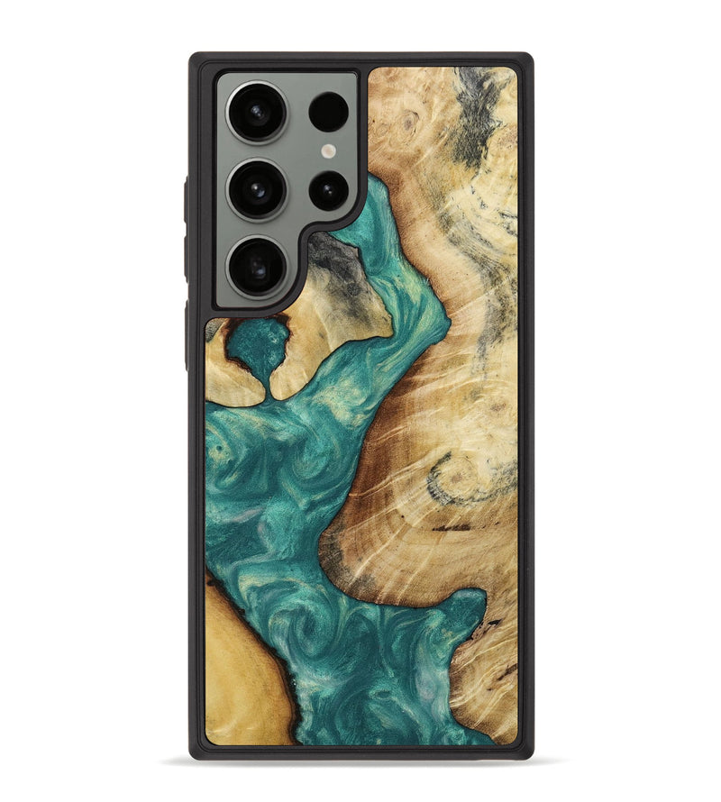 Galaxy S23 Ultra Wood+Resin Phone Case - Grayson (Mosaic, 653205)