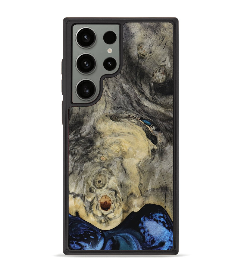 Galaxy S23 Ultra Wood+Resin Phone Case - Rafael (Wood Burl, 653239)