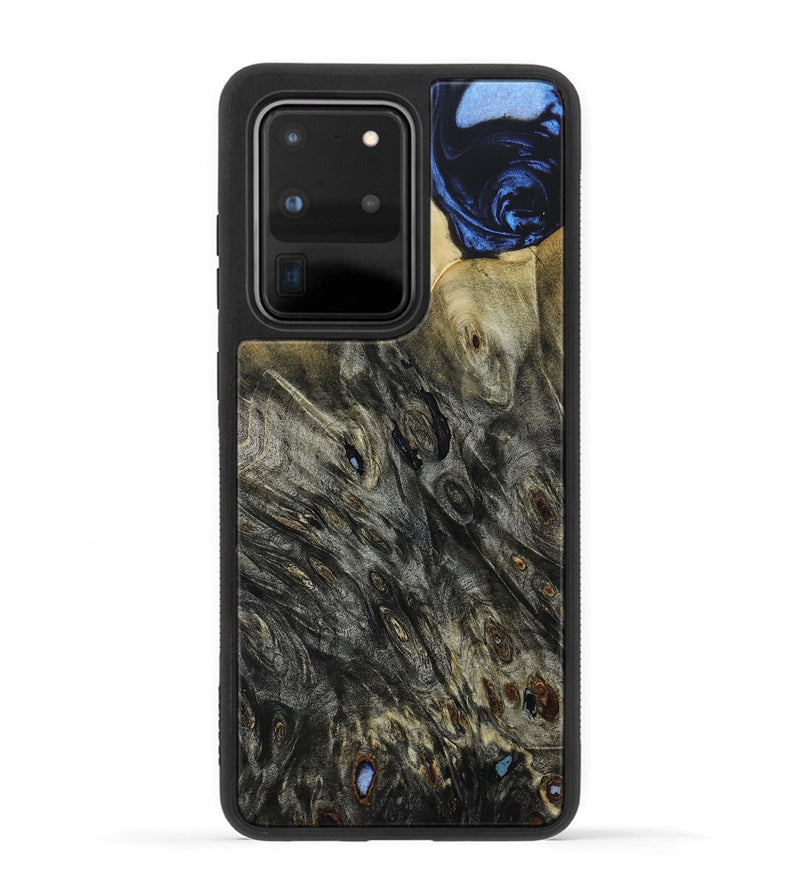 Galaxy S20 Ultra Wood+Resin Phone Case - Halle (Wood Burl, 653245)