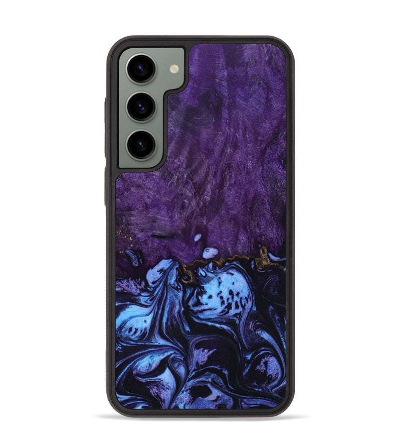 Galaxy S23 Plus Wood+Resin Phone Case - Enrique (Purple, 653330)