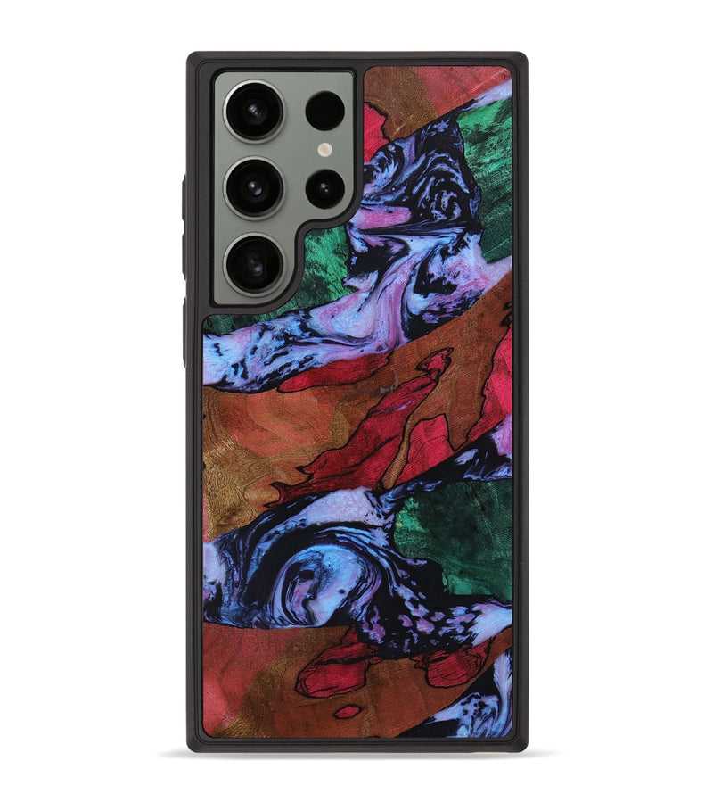 Galaxy S23 Ultra Wood+Resin Phone Case - Shaun (Mosaic, 653351)