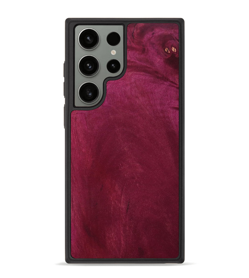 Galaxy S23 Ultra Wood+Resin Phone Case - Frankie (Wood Burl, 653480)